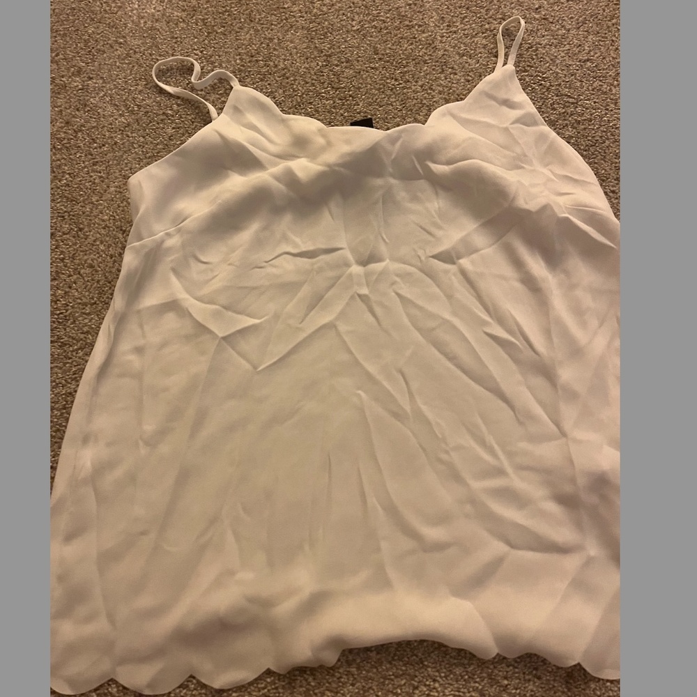 White tank top, size - small, brand - halogen